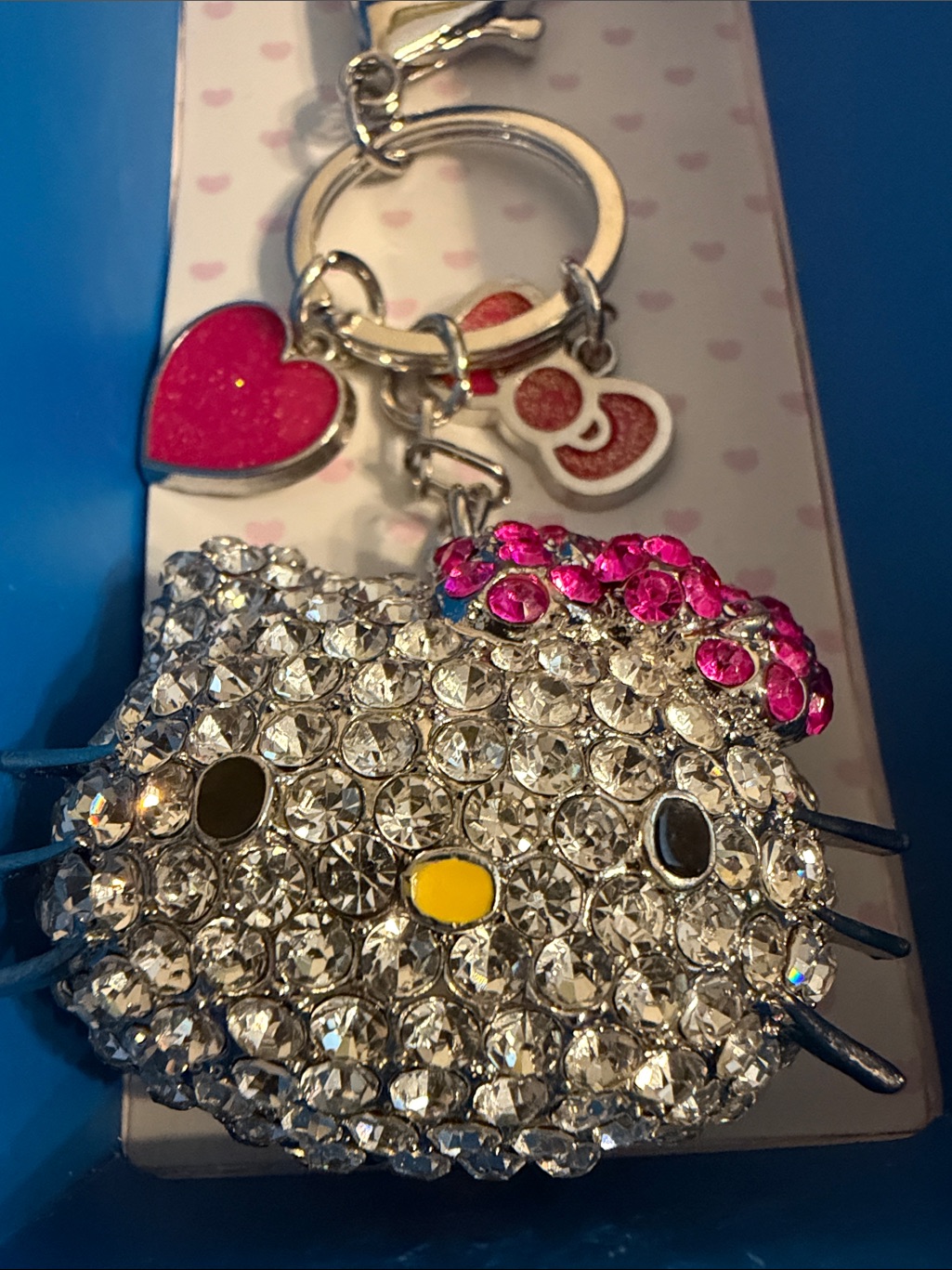 Hello Kitty Crystal Bag Charm-